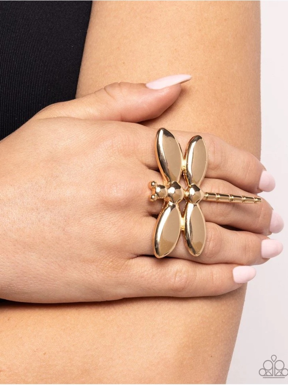 Durable Dragonfly Gold Ring